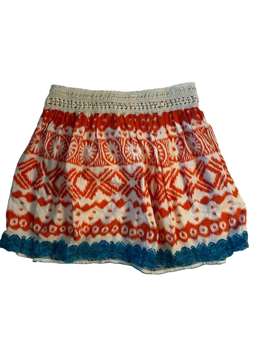 American Eagle Boho Festival Print Flowy Skirt Small